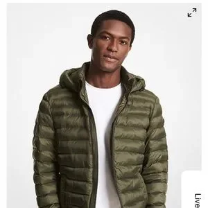 Michael Kors Jackets Coats Michael Kors Mens Green Packable